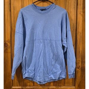 Spirit Jersey Shirt Top Size XS Blue Sandals Est. 1981 Long Sleeve Soft‎ Touch